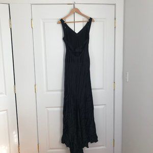 Long silk dress